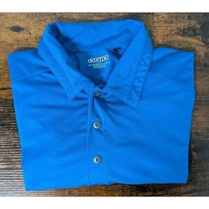 Ogio Performance Blue Golf Polo Shirt Men's Large